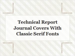 Timeless Serif Fonts for Technical Journals